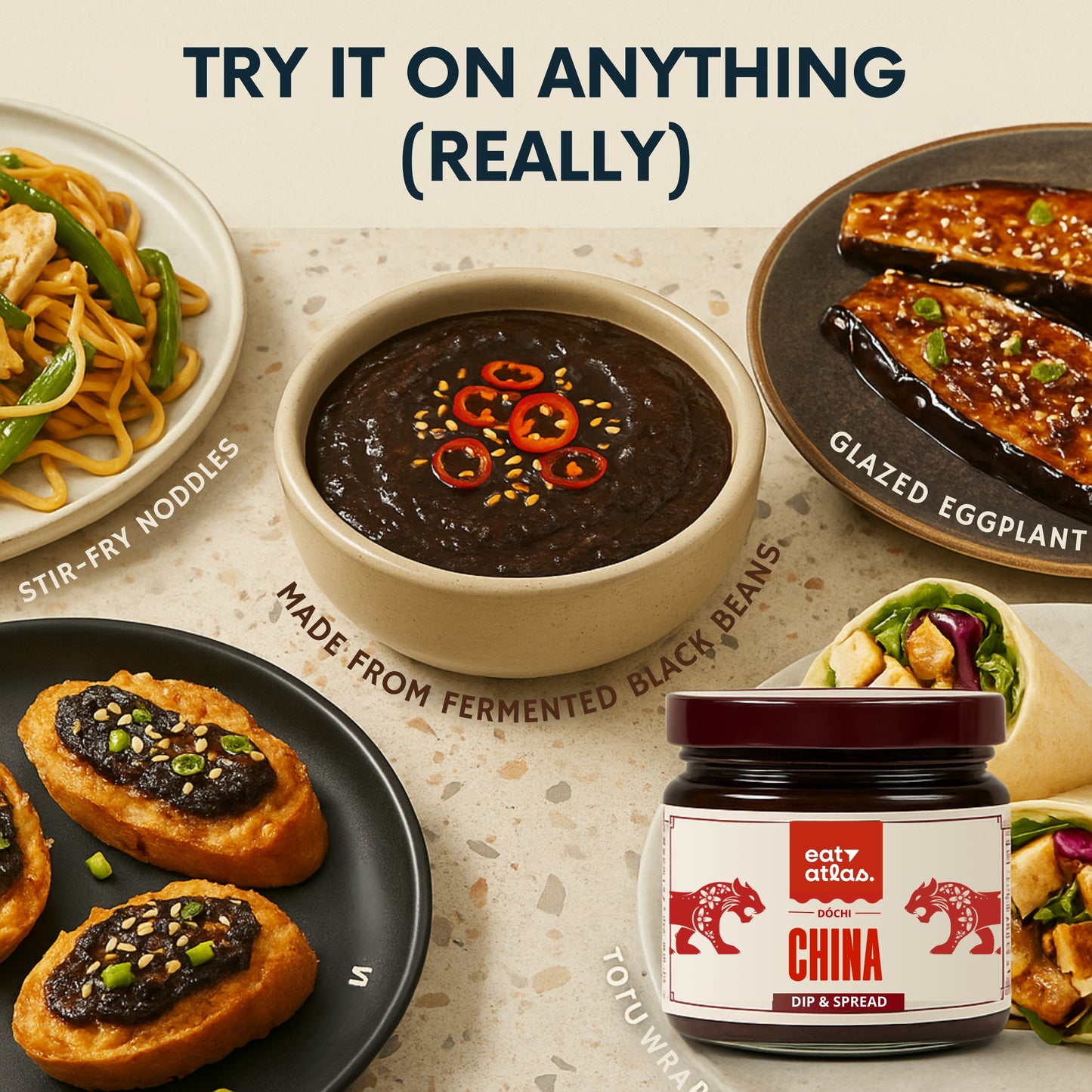 Sichuan’s Dochi | Black Bean Dipping Sauce | Dip of Sichuan, China | Ready-to-Eat