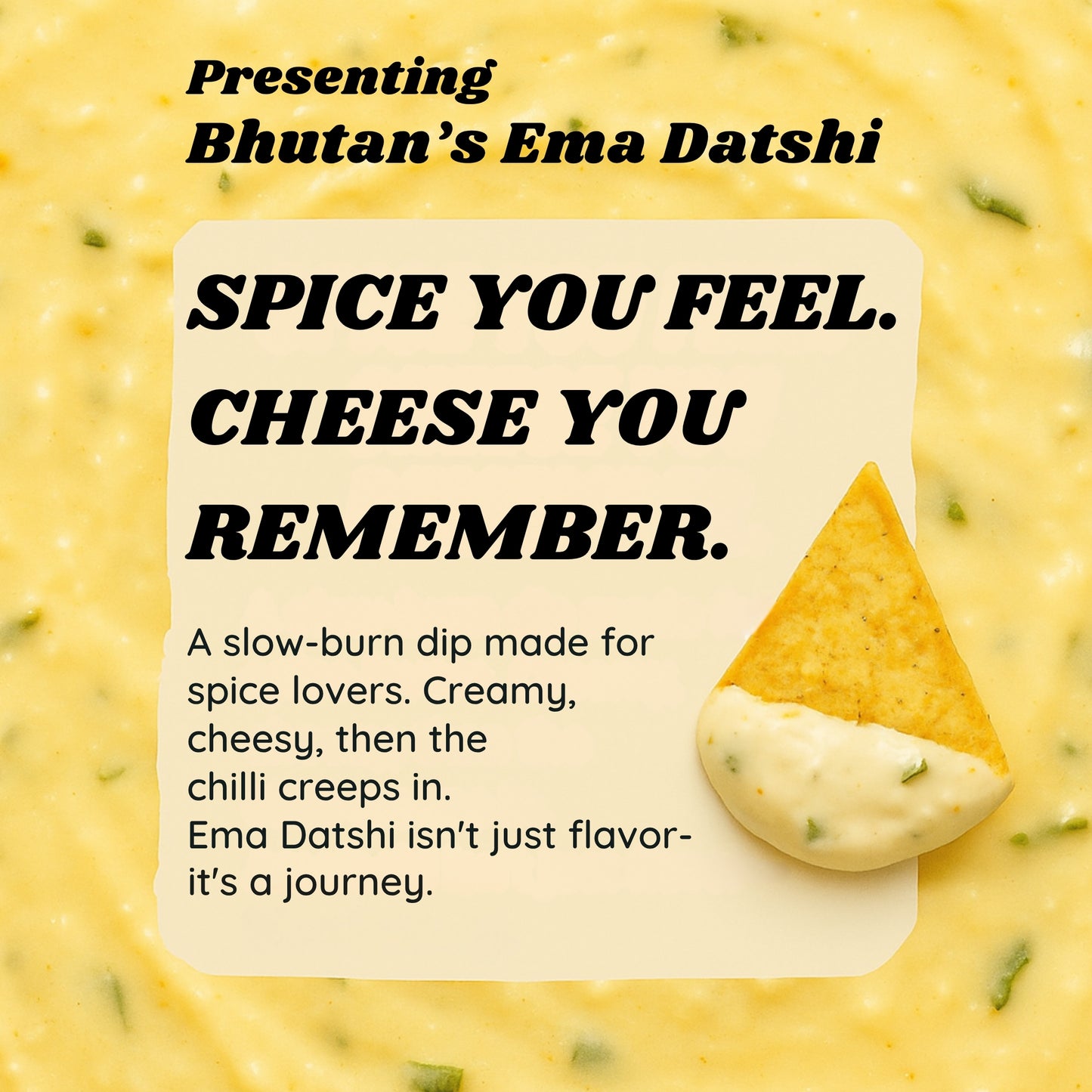 Bhutan’s Ema Datshi | Cheesy Spicy Dip | Ready-to-Eat