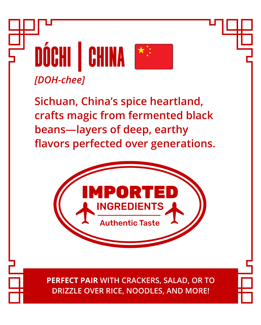 Sichuan’s Dochi | Black Bean Dipping Sauce | Dip of Sichuan, China | Ready-to-Eat