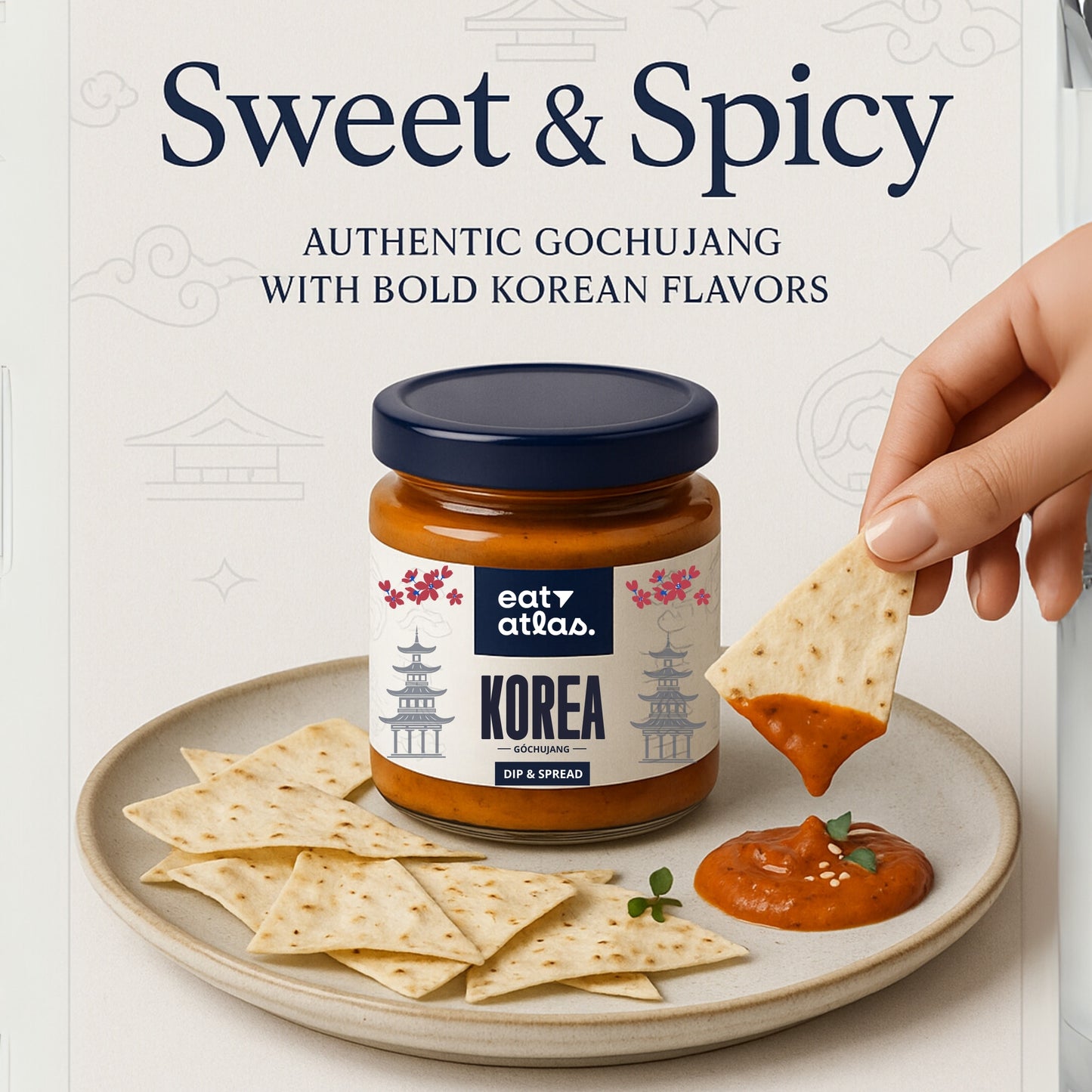 Bhutan x Korea Combo – Ema Datshi & Cheesy Gochujang (2 x 200g Gourmet Dips) (Limited Edition Chip-Free Dip Duo)