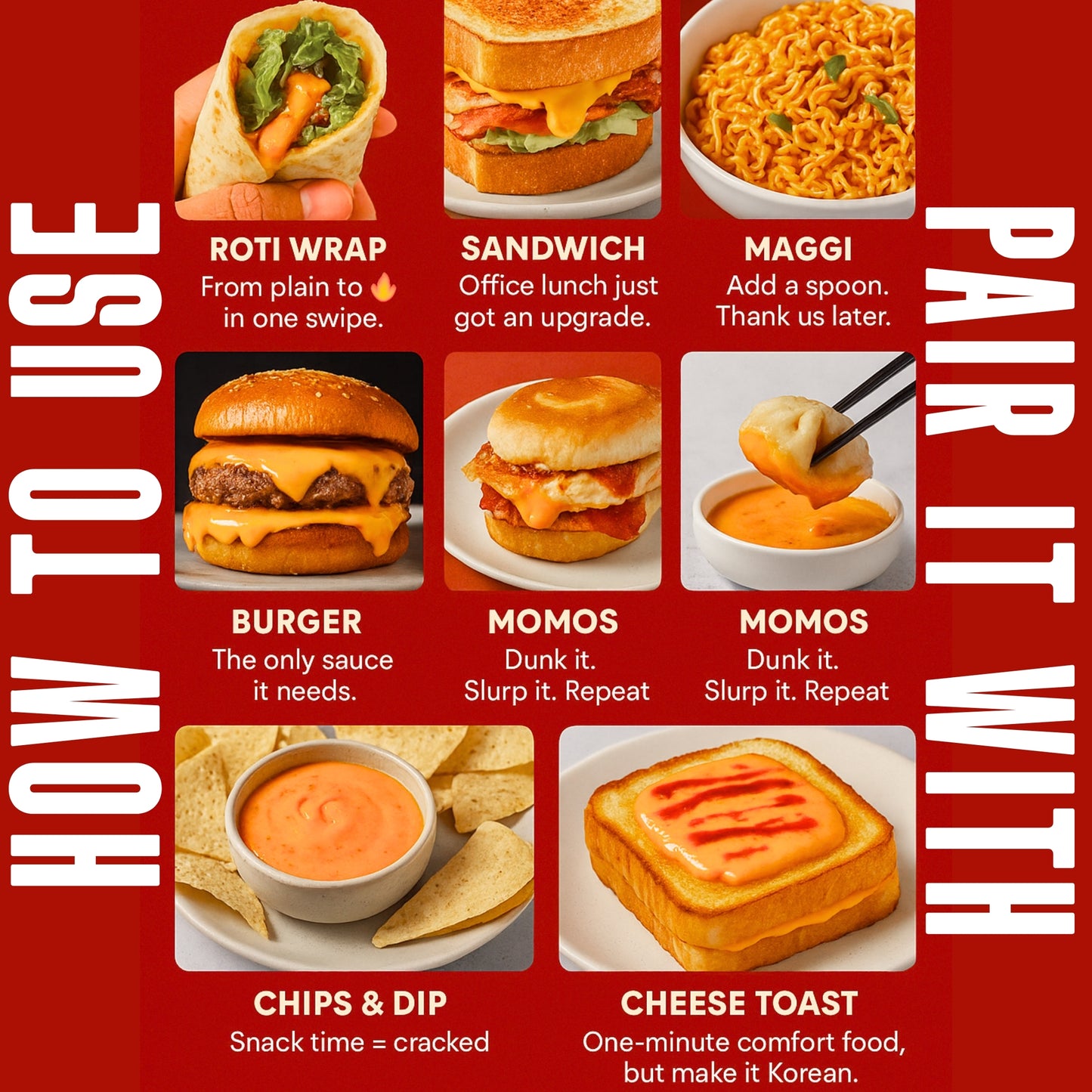 Bhutan x Korea Combo – Ema Datshi & Cheesy Gochujang (2 x 200g Gourmet Dips) (Limited Edition Chip-Free Dip Duo)