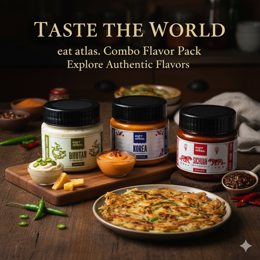 Mini Dip Set – All 3 Iconic Flavours from Korea, Sichuan & Bhutan