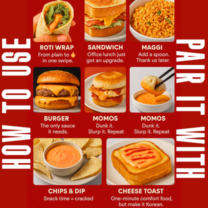 The Perfect Trio: Gochujang, Ema Datshi & Dochi | Korean Dip, Bhutanese Chilly Dip & China Black Bean Dip Combo | International flavors | Ready-to-Eat (Pack of 3) (200gm each)