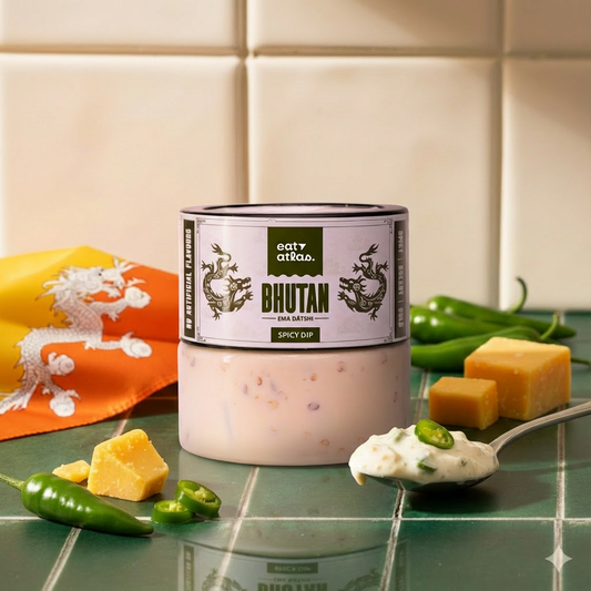 Bhutan’s Ema Datshi | Cheesy Spicy Dip | Ready-to-Eat