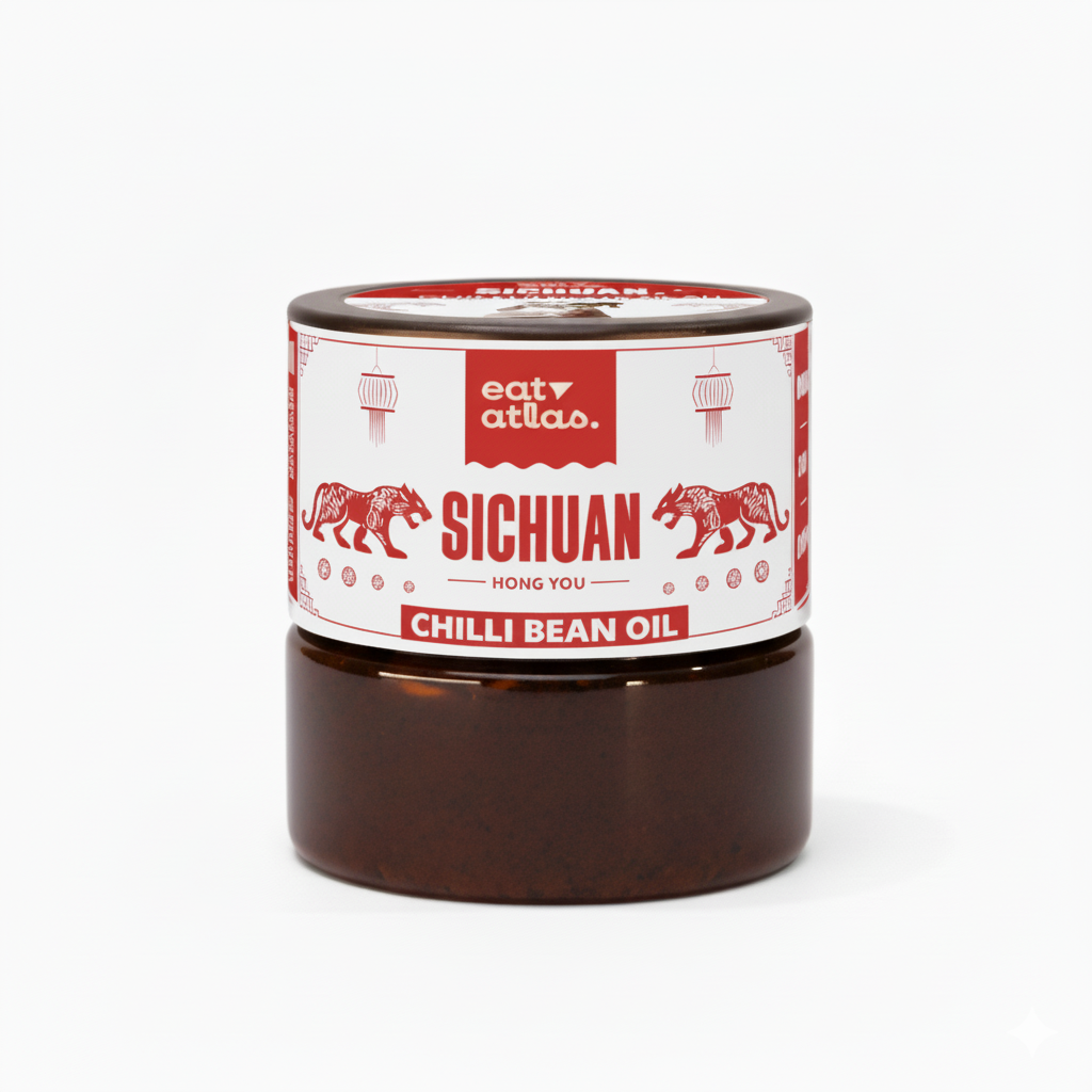 Sichuan’s Chilli Bean Oil | Fermented Black Bean Versatile Oil for a unique spicy kick | Dip of Sichuan, China | Ready-to-Eat | 200gms